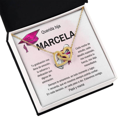 Celebra Su Éxito: Un Regalo Brillante para su Graduación Jewelry/InterlockingHearts 