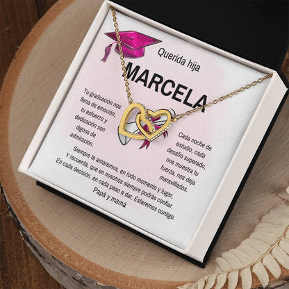 Celebra Su Éxito: Un Regalo Brillante para su Graduación Jewelry/InterlockingHearts 