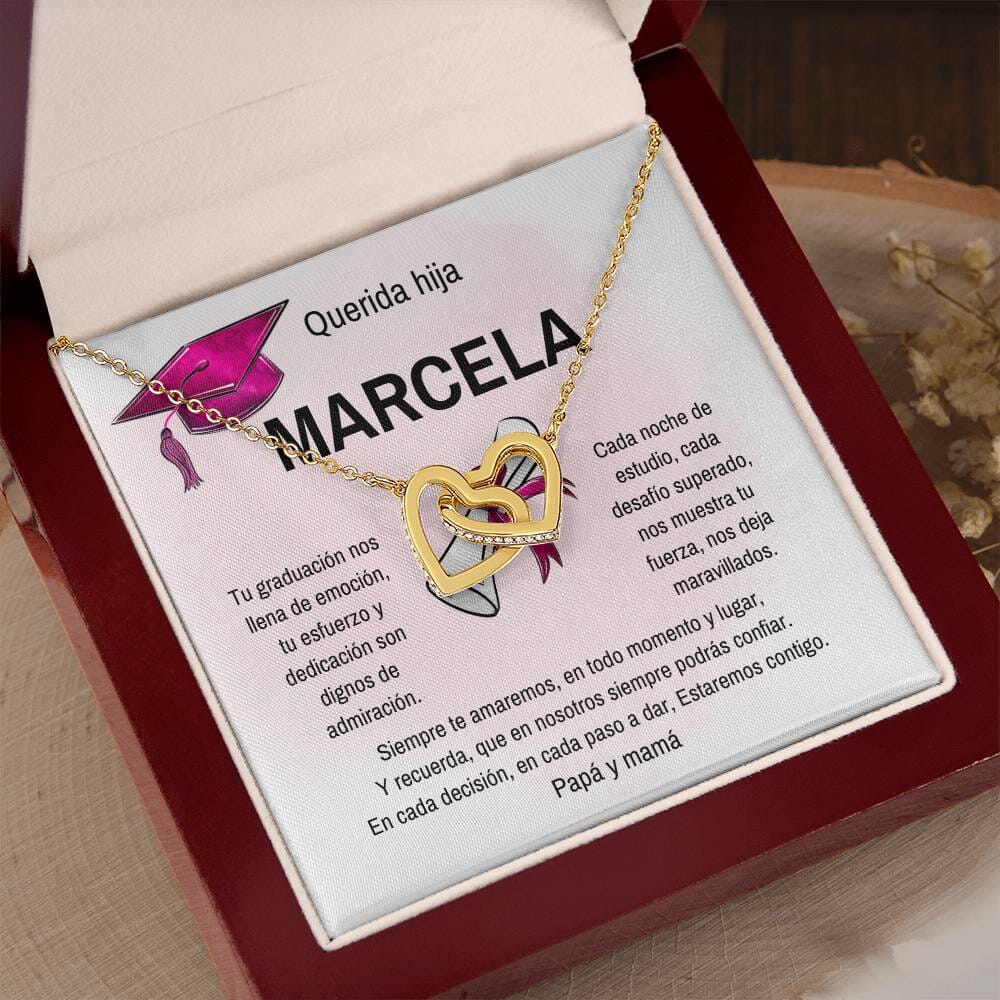 Celebra Su Éxito: Un Regalo Brillante para su Graduación Jewelry/InterlockingHearts 