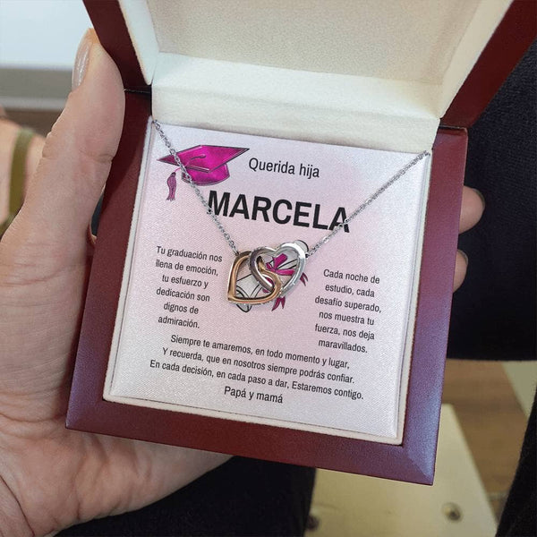 Celebra Su Éxito: Un Regalo Brillante para su Graduación Jewelry/InterlockingHearts 