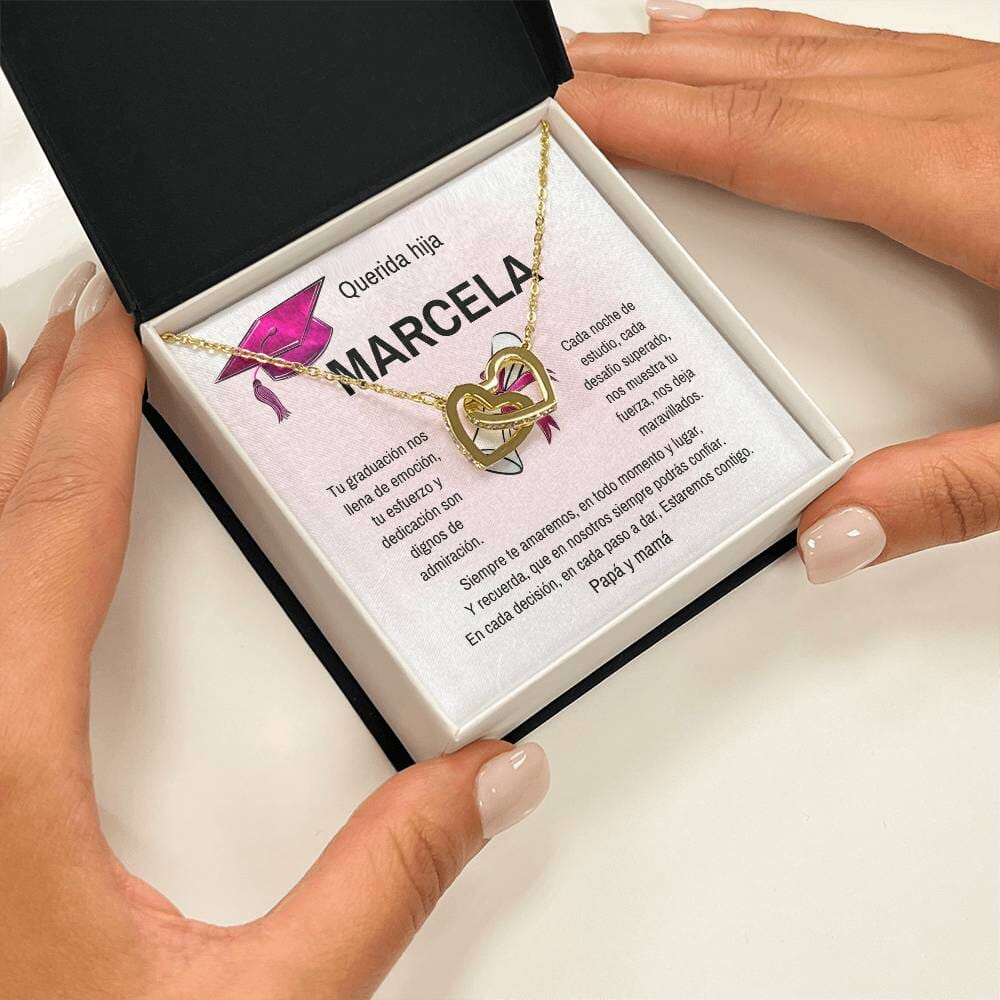 Celebra Su Éxito: Un Regalo Brillante para su Graduación Jewelry/InterlockingHearts 