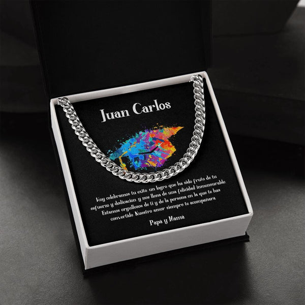Celebra su graduación con un regalo de elegancia y estilo perdurable - Cadena Cubana para regalo de Graduación Jewelry/CubanLink 