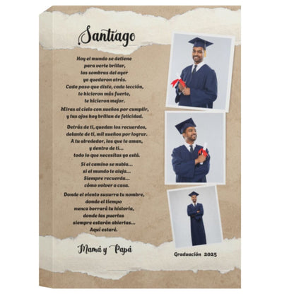 Celebra Su Logro con un Cuadro Personalizado y Recuerdos Inolvidables Canvas 