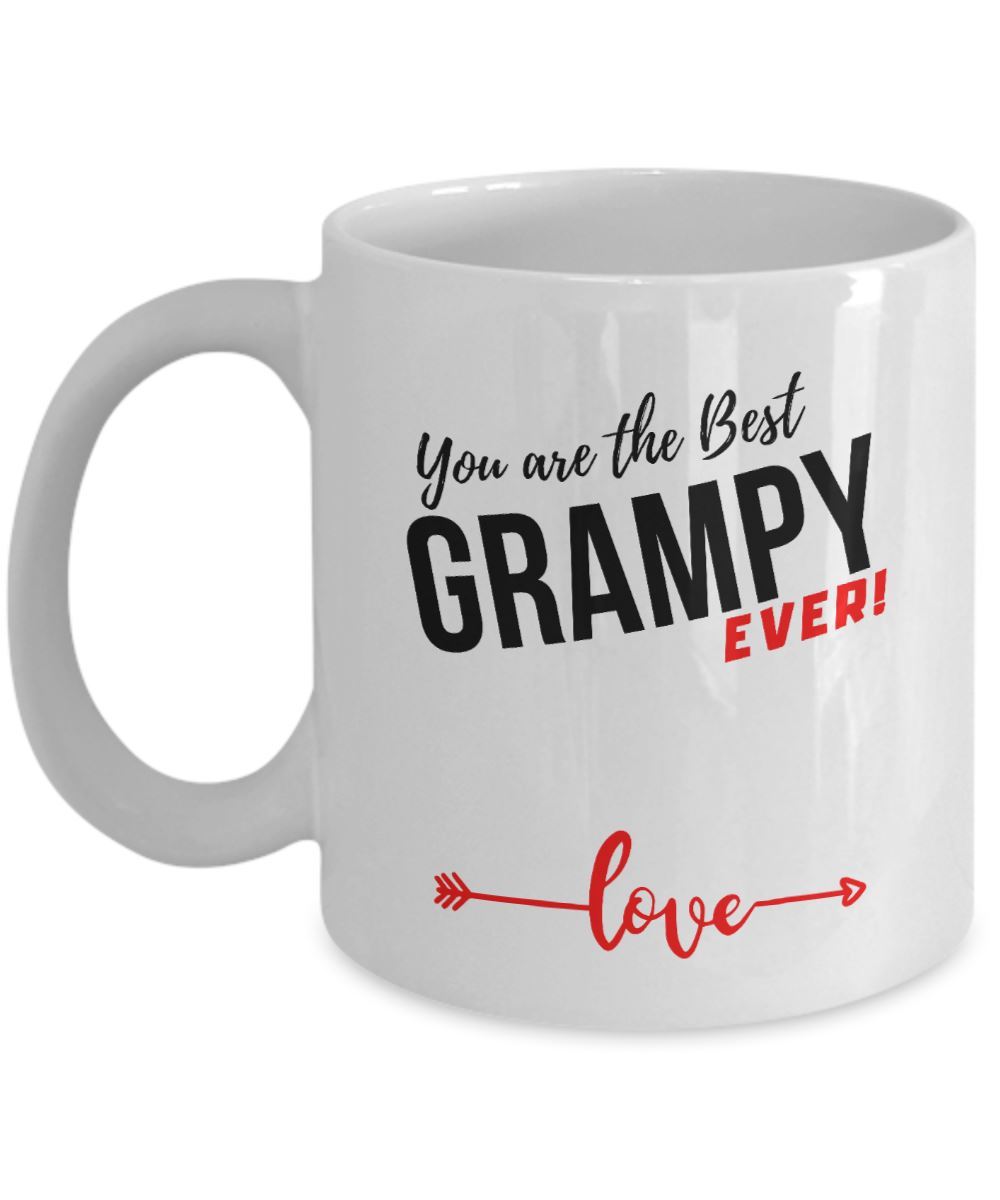 Coffee Mug with love message: You are the best GRAMPY ever! Coffee Mug Regalos.Gifts 