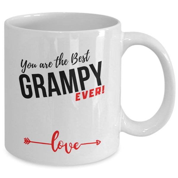 Coffee Mug with love message: You are the best GRAMPY ever! Coffee Mug Regalos.Gifts 