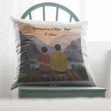 Cojín, Almohadón, Pillow Personalizada Para Mamá/Abuela Papá/Abuelo E Hijo/Hija Pillow Printify 16
