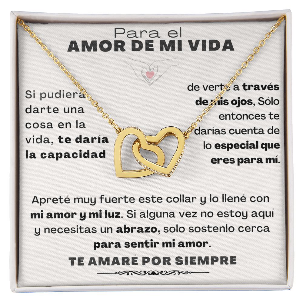 ✨ COLLAR "AL AMOR DE MI VIDA" - CORAZONES ENTRELAZADOS ✨ Jewelry 