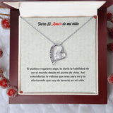 Collar Amor para Siempre - Regalo Eterno de Amor Jewelry ShineOn Fulfillment Acabado en oro blanco de 14 k Cajita de Lujo con Luz Led 