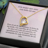 Collar Amor por siempre - For ever love- A la mujer que amo con todo mi ser Jewelry ShineOn Fulfillment 