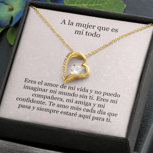 Collar Amor por siempre - For ever love- A la mujer que es mi todo Jewelry 