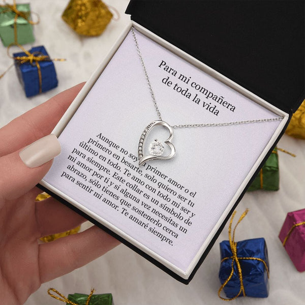 Collar Amor por siempre - For ever love- Para la compañera de toda mi vida Jewelry ShineOn Fulfillment 
