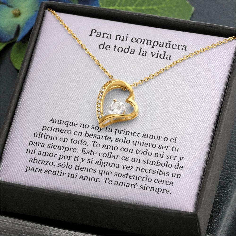 Collar Amor por siempre - For ever love- Para la compañera de toda mi vida Jewelry 