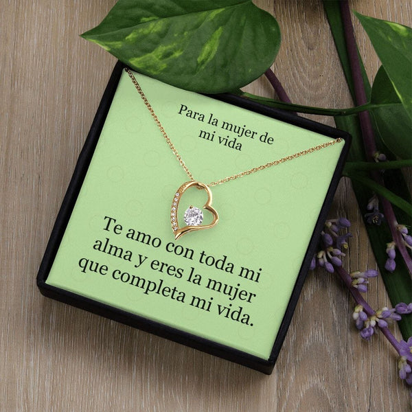 Collar Amor por siempre - For ever love- Para la mujer de mi vida Jewelry ShineOn Fulfillment 