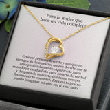 Collar Amor por siempre - For ever love- Para la mujer que hace mi vida completa Jewelry ShineOn Fulfillment 
