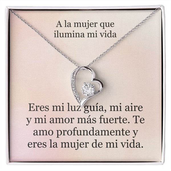 Collar Amor por siempre - For ever love- Para la mujer que ilumina mi vida Jewelry 