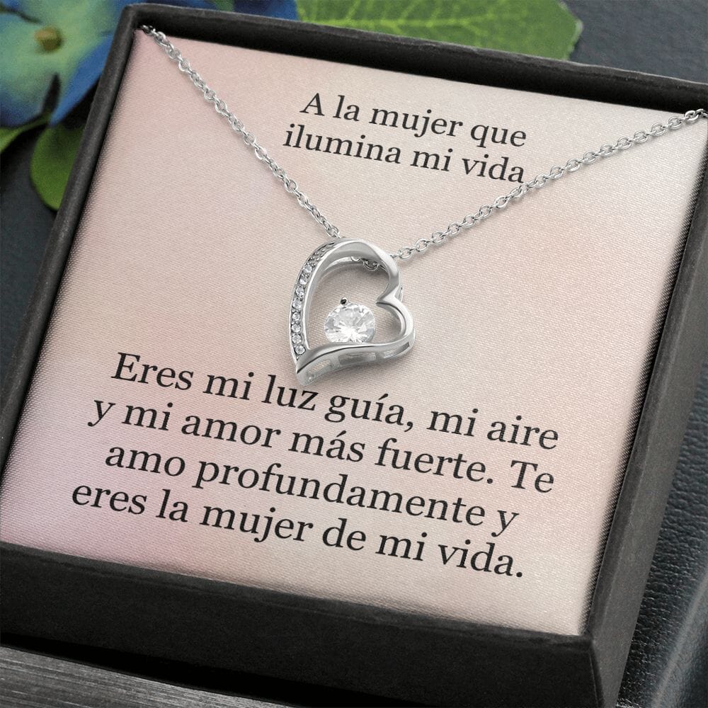 Collar Amor por siempre - For ever love- Para la mujer que ilumina mi vida Jewelry 