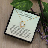 Collar Amor por siempre - For ever love- Para la mujer que siempre me apoya Jewelry ShineOn Fulfillment 