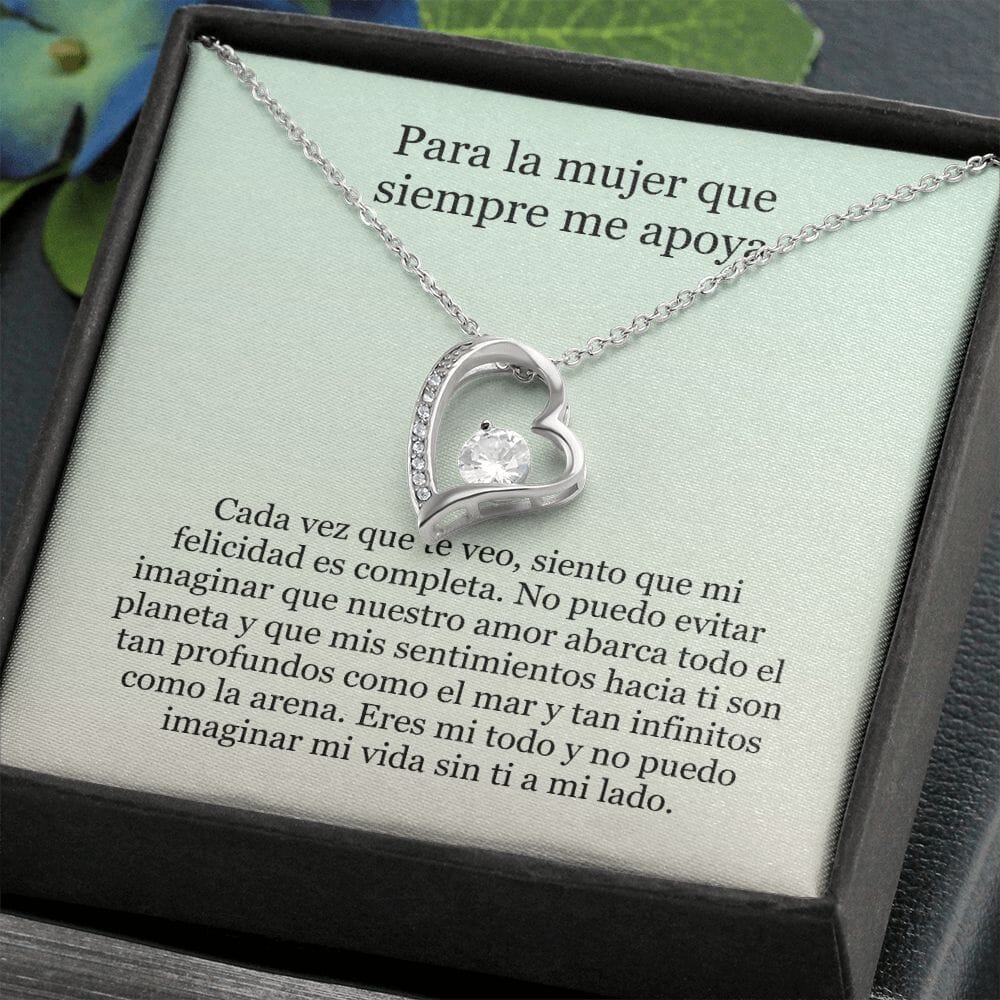 Collar Amor por siempre - For ever love- Para la mujer que siempre me apoya Jewelry 