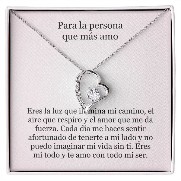 Collar amor por siempre- Forever Love - Aunque a veces las palabras no
