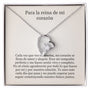 Collar Amor por siempre - For ever love- Para la Reina de mi Corazón Jewelry ShineOn Fulfillment Acabado en oro blanco de 14 k Caja Estándard (GRATIS) 