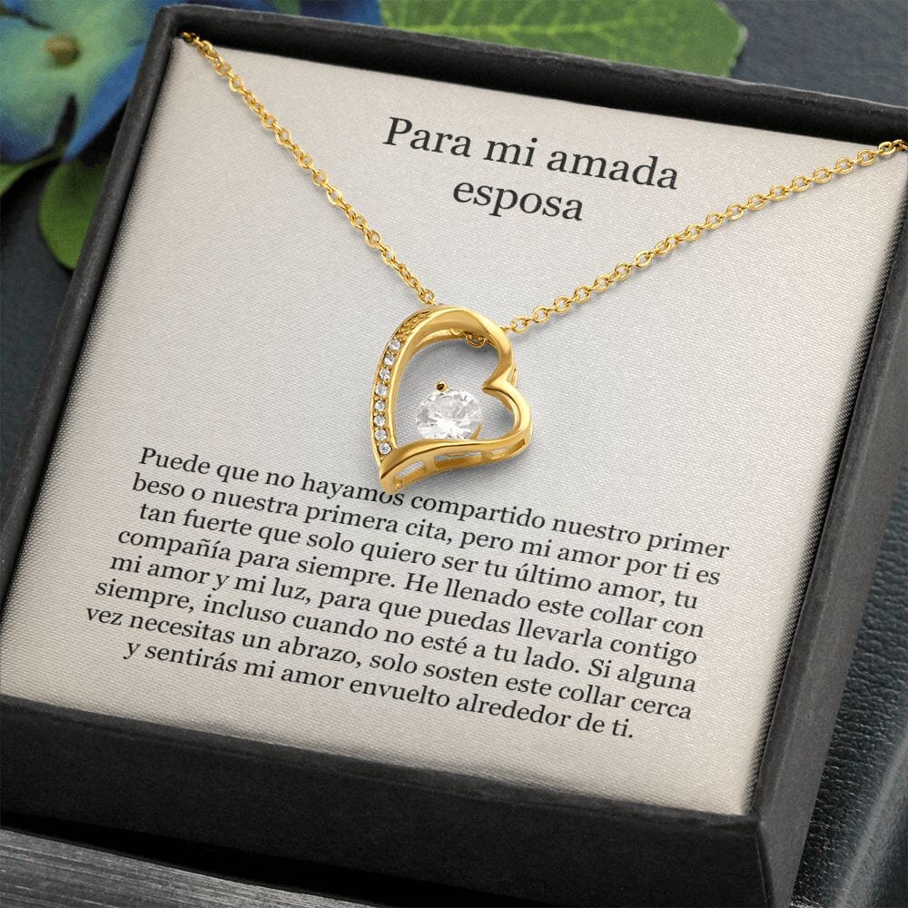 Collar Amor por siempre - For ever love- Para mi amada esposa Jewelry 