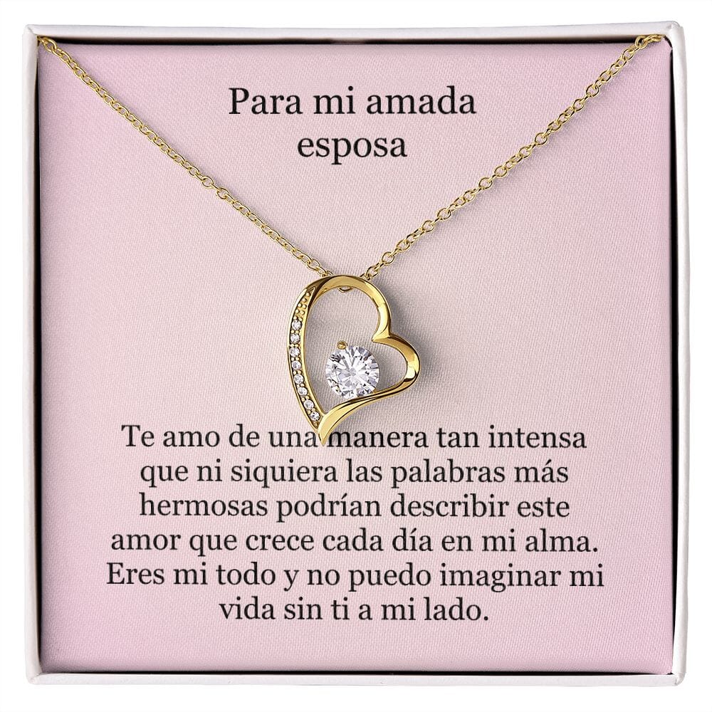 Collar Amor por siempre - For ever love- Para mi Amada esposa Jewelry 