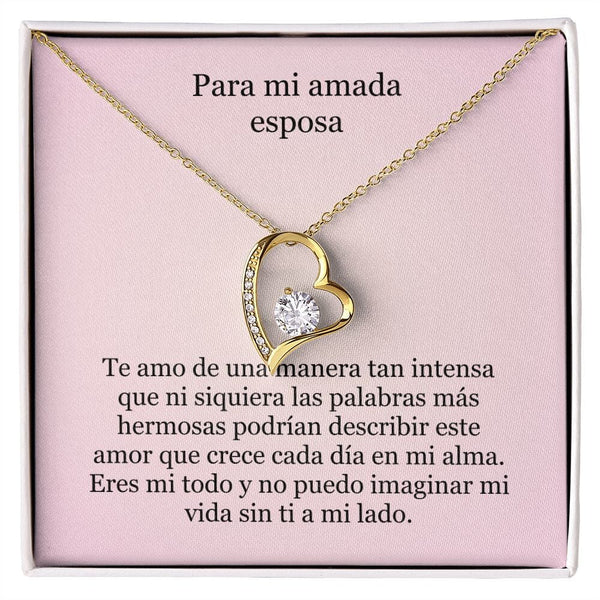 Collar Amor por siempre - For ever love- Para mi Amada esposa Jewelry 