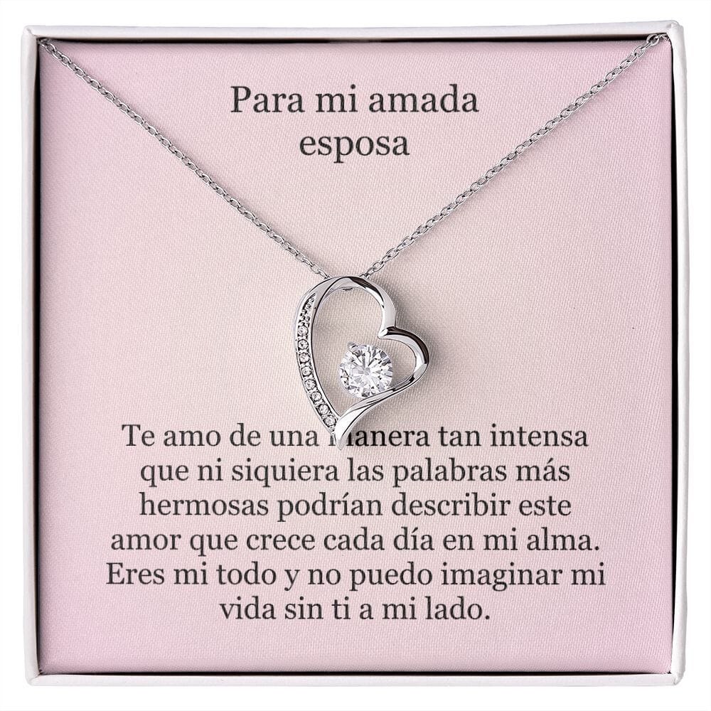 Collar Amor por siempre - For ever love- Para mi Amada esposa Jewelry 