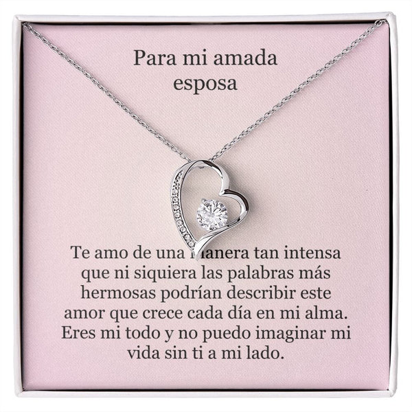 Collar Amor por siempre - For ever love- Para mi Amada esposa Jewelry 