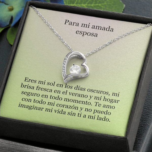 Collar Amor por siempre - For ever love- Para mi Amada Esposa Jewelry 
