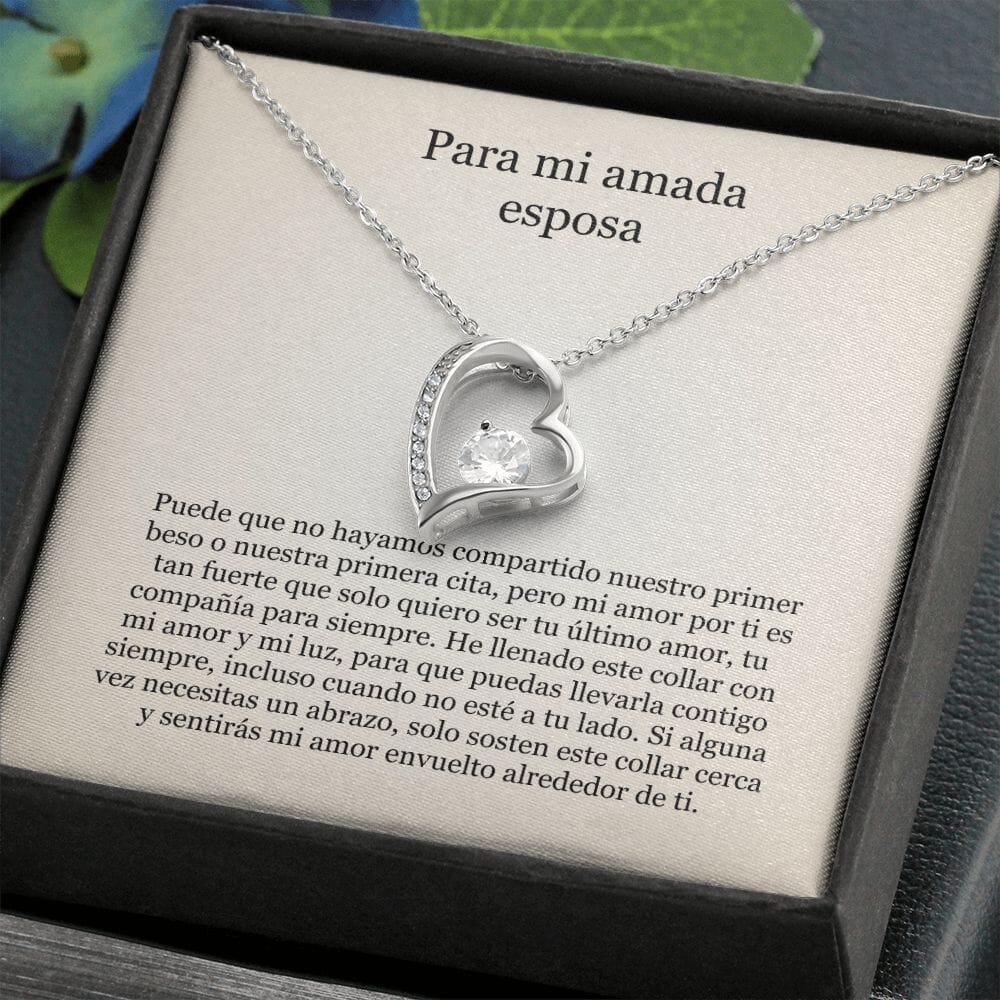 Collar Amor por siempre - For ever love- Para mi amada esposa Jewelry 