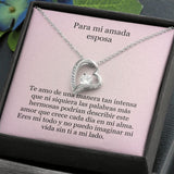 Collar Amor por siempre - For ever love- Para mi Amada esposa Jewelry ShineOn Fulfillment 