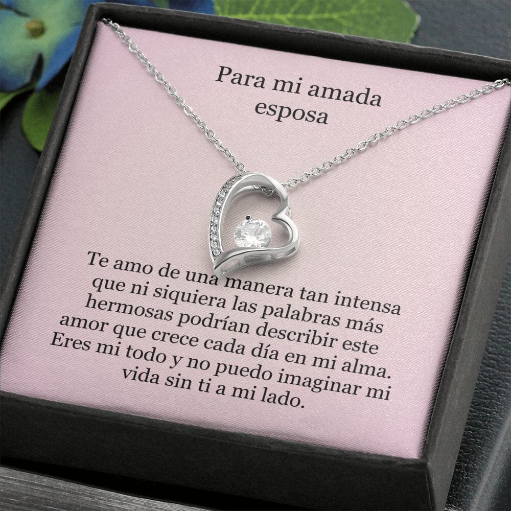 Collar Amor por siempre - For ever love- Para mi Amada esposa Jewelry 