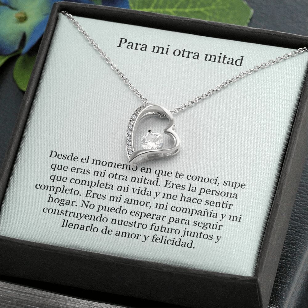 Collar Amor por siempre - For ever love- Para mi otra mitad Jewelry 