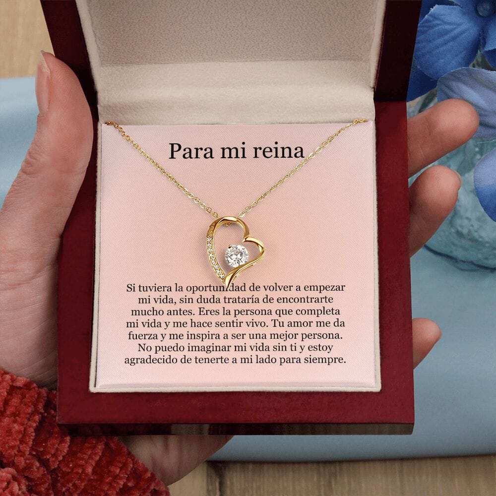 Collar Amor por siempre - For ever love- Para mi Reina Jewelry ShineOn Fulfillment 