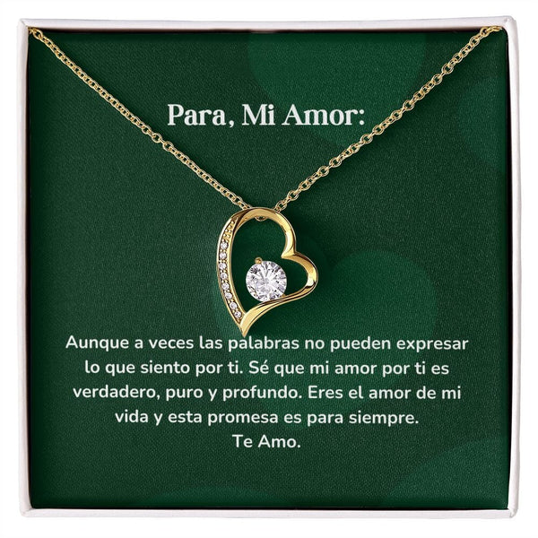 Collar amor por siempre- Forever Love - Aunque a veces las palabras no pueden expresar lo que siento por ti. Jewelry/ForeverLove 
