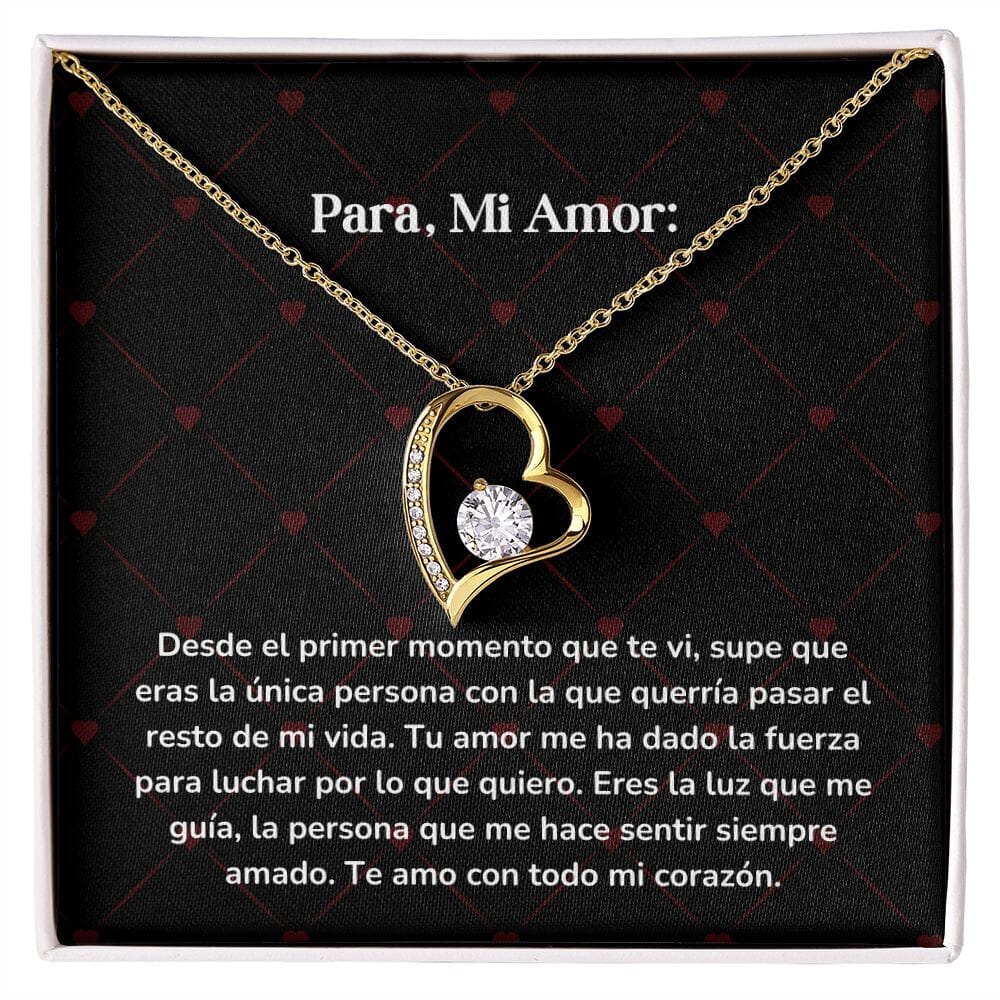 Collar amor por siempre- Forever Love - Desde el primer momento que te vi, supe que eras la única persona Jewelry/ForeverLove 