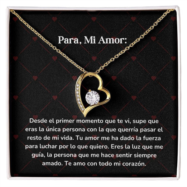 Collar amor por siempre- Forever Love - Desde el primer momento que te vi, supe que eras la única persona Jewelry/ForeverLove 