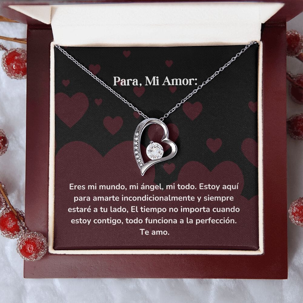 Collar amor por siempre- Forever Love - Eres mi mundo, mi ángel, mi todo. Estoy aquí para amarte incondicionalmente Jewelry/ForeverLove 