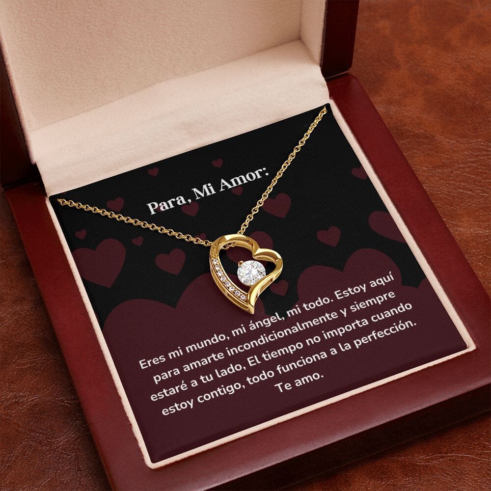 Collar amor por siempre- Forever Love - Eres mi mundo, mi ángel, mi todo. Estoy aquí para amarte incondicionalmente Jewelry/ForeverLove 