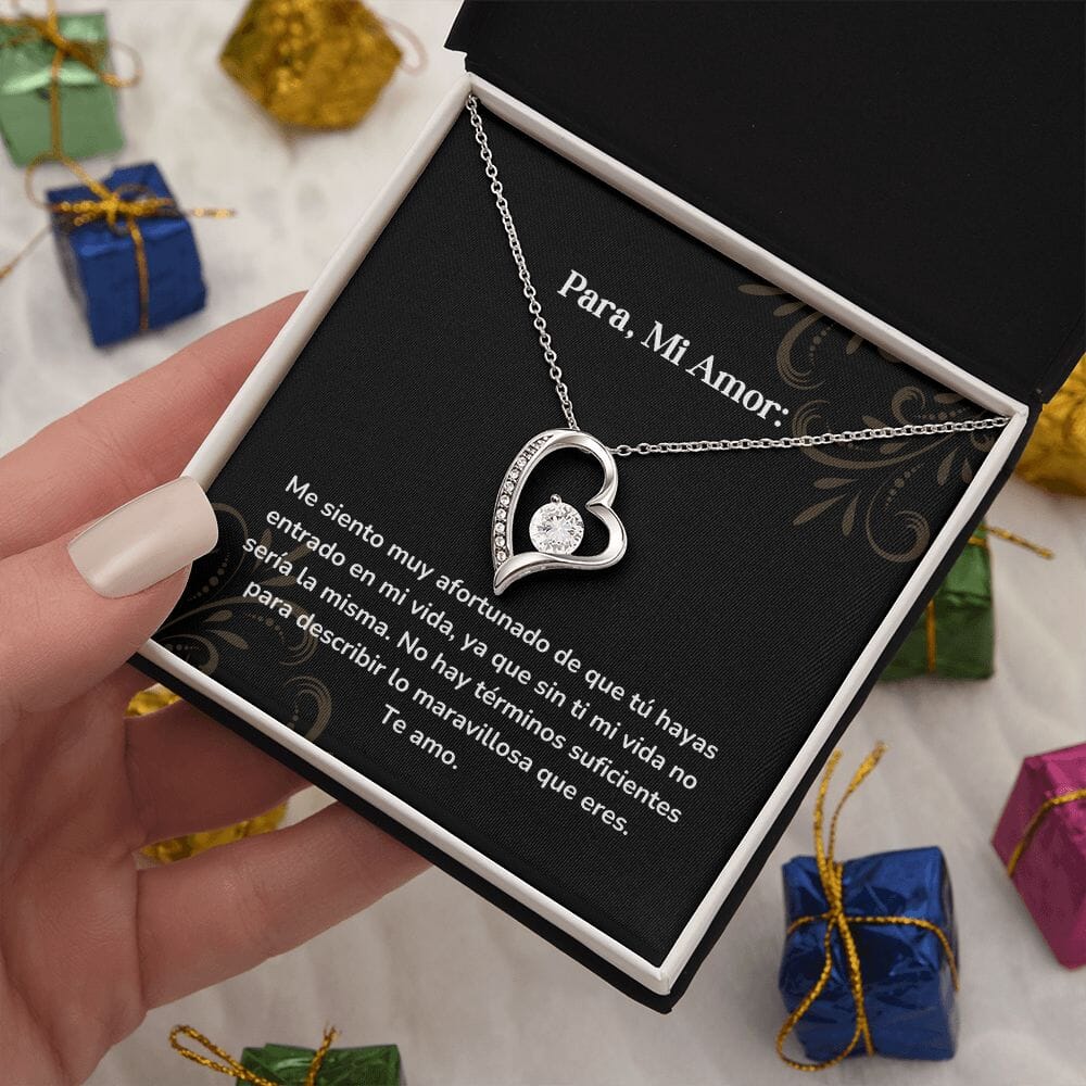 Collar Amor Por Siempre - For Ever Love- Para La Mujer Que Amo Con Todo Mi Corazn Collar Amor Por Siempre - For Ever Love- Para La Mujer Que Amo Con Todo Mi Corazn