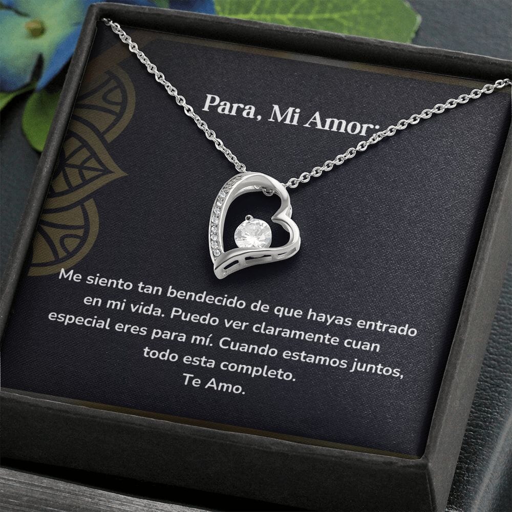 Collar amor por siempre- Forever Love - Me siento tan bendecido de que hayas entrado en mi vida. Jewelry/ForeverLove 