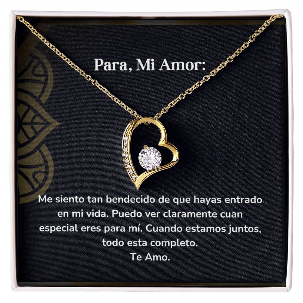 Collar amor por siempre- Forever Love - Me siento tan bendecido de que hayas entrado en mi vida. Jewelry/ForeverLove 