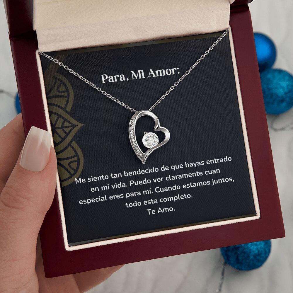 Collar amor por siempre- Forever Love - Me siento tan bendecido de que hayas entrado en mi vida. Jewelry/ForeverLove 