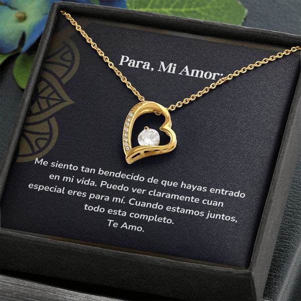 Collar amor por siempre- Forever Love - Me siento tan bendecido de que hayas entrado en mi vida. Jewelry/ForeverLove 