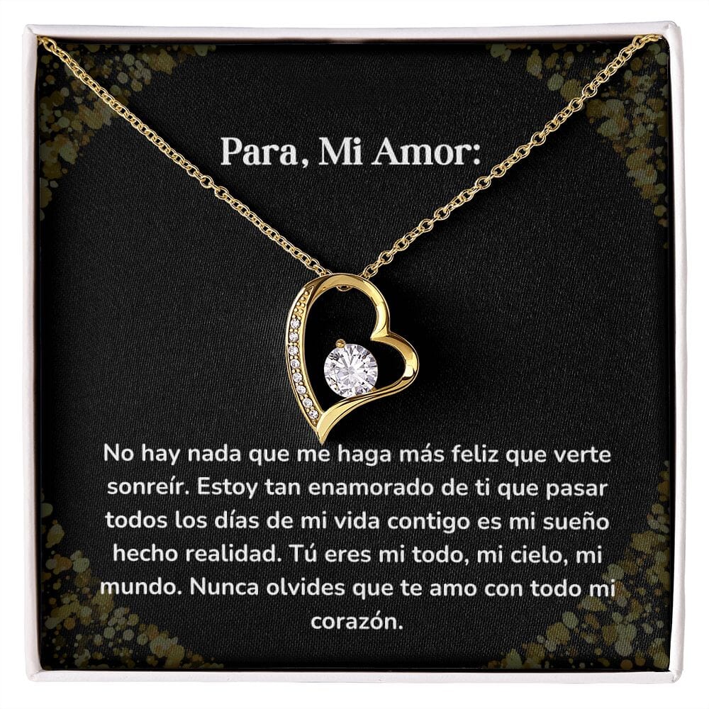 Collar amor por siempre- Forever Love - No hay nada que me haga más feliz que verte sonreír. Jewelry/ForeverLove 