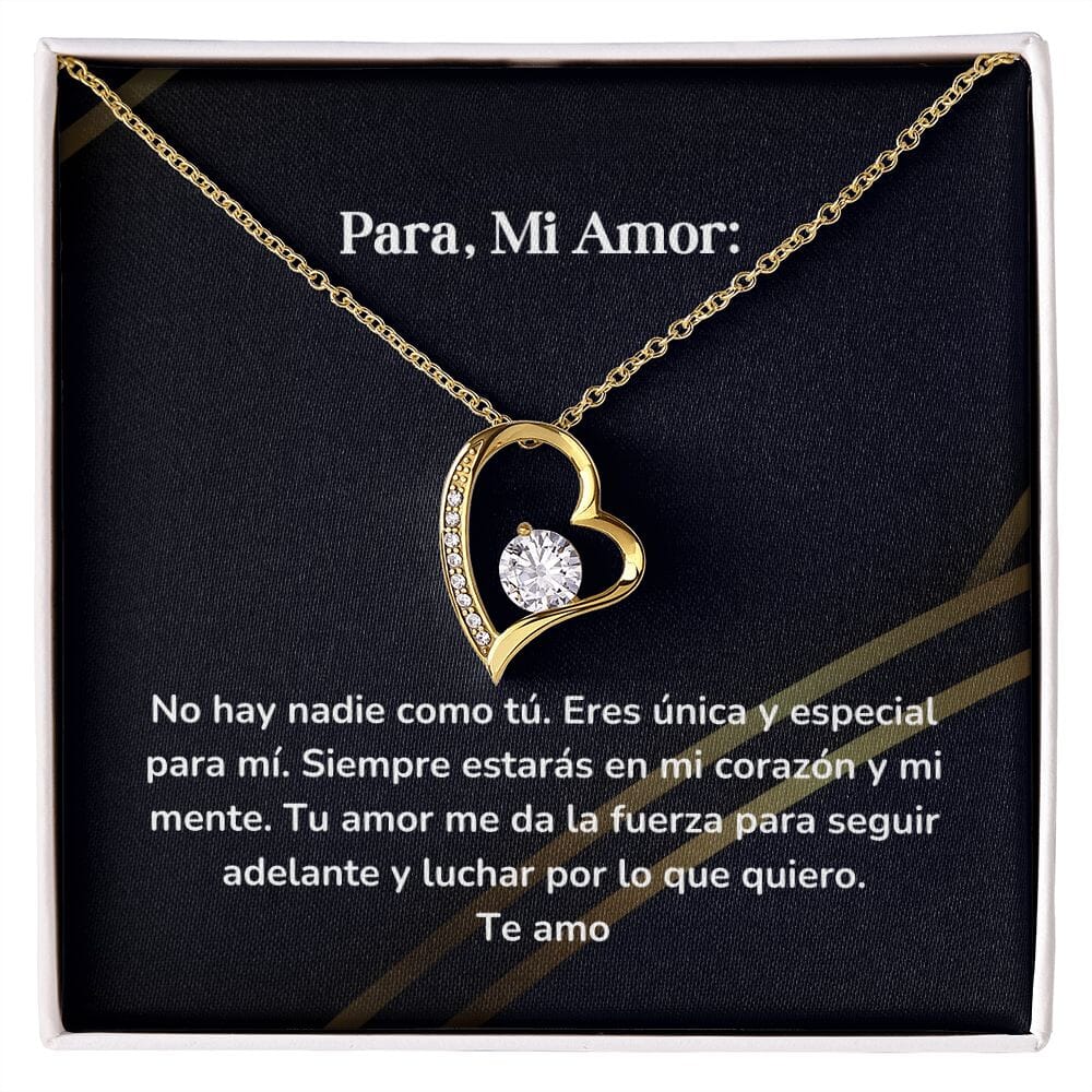 Collar amor por siempre- Forever Love - No hay nadie como tú. Eres única y especial para mí. Jewelry/ForeverLove 