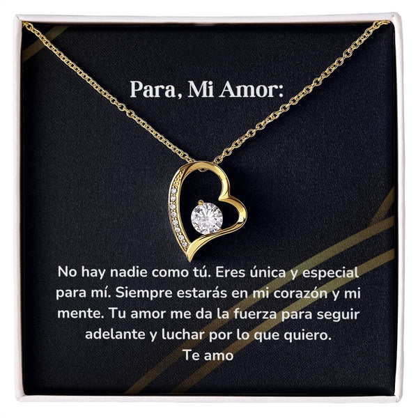 Collar amor por siempre- Forever Love - No hay nadie como tú. Eres única y especial para mí. Jewelry/ForeverLove 
