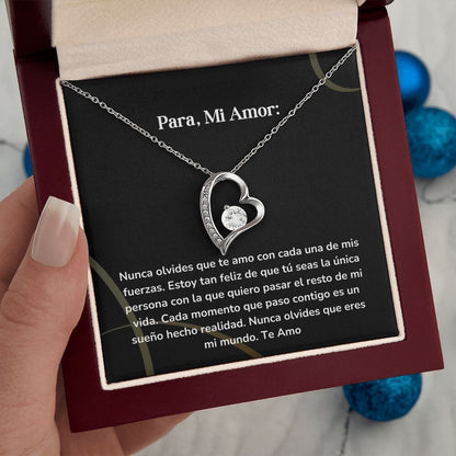 Collar amor por siempre- Forever Love - Nunca olvides que te amo con cada una de mis fuerzas. Jewelry/ForeverLove 