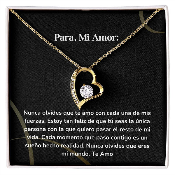 Collar amor por siempre- Forever Love - Nunca olvides que te amo con cada una de mis fuerzas. Jewelry/ForeverLove 
